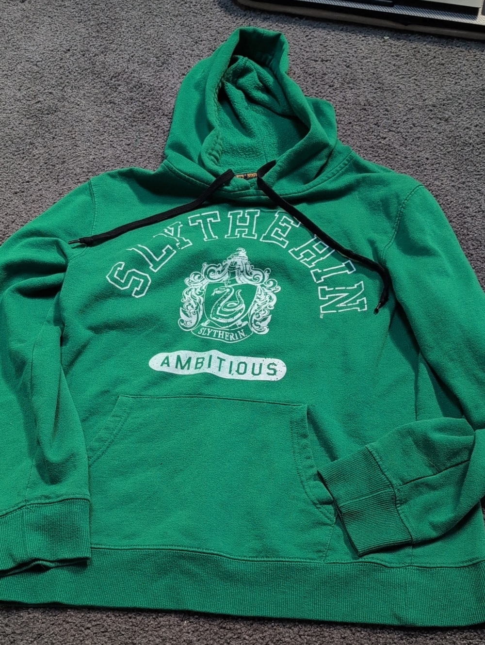 Warner Bros. Slytherin Green Hooded Sweatshirt